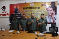 Keterangan foto : Stop Represi Aktivis, Kriminalisasi Jaksa Agung, dan Pimpinan KPK Demi Selamatkan Oknum Menteri Korup, Rabu (8/11/2023)