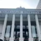 Keterangan foto : Gedung Mahkamah Konstitusi di Jakarta, Minggu (12/11/2023)
