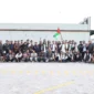 Swafoto bersama komunitas scooterist dalam aksi bela Palestina, sumber foto Istimewa