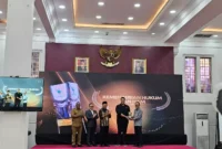 Keterangan foto : Kemenkumham RI Raih Terbaik Kedua Penghargaan GERMAS Awards 2023,(Selasa, 14/11/2023)