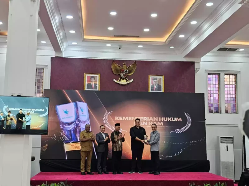 Keterangan foto : Kemenkumham RI Raih Terbaik Kedua Penghargaan GERMAS Awards 2023,(Selasa, 14/11/2023) 