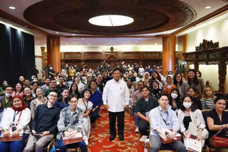 Keterangan foto : Calon presiden (capres) dan calon wakil presiden (cawapres) Koalisi Indonesia Maju (KIM), Prabowo Subianto-Gibran Rakabuming Raka, Rabu (15/11/2023)