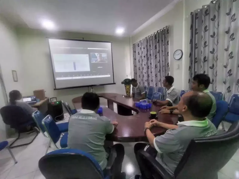Keterangan foto : Kepala Bapas Subang Tendi Kustendi Ikuti Verifikasi Data Dukung Rencana Kerja, (Jum'at, 17/11/2023) 