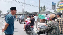 Galang dana yang diselenggarakan oleh komunitas pemuda bersatu kayu agung 