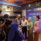 Keterangan foto : Ketua Umum Tim Relawan PROAMIN, Camellia Panduwinata menyatakan akan bekerja bersama tim PROAMIN untuk memenangkan Pasangan Capres Cawapres Anies Baswedan dan Muhaimin, Senin (20/11/2023)