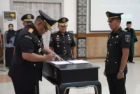 Keterangan foto : Kakanwil Kemenkumham R. Andika Dwi Prasetya Lantik Pejabat Pengawas Kemenkumham Jabar, (Selasa, 21/11/2023)