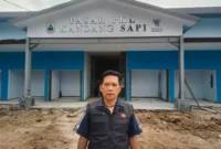 Keterangan foto : Sekjen Matahukum, Mukhsin Nasir saat berada di Pasar Rangkasbitung, Kamis (23/11/2023)