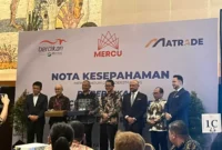 Keterangan foto : Mercu Food (M) Sdn. Bhd. dan PT Berdikari menandatangani Memorandum of Understanding (MOU) yang signifikan, Sabtu (25/11/2023)
