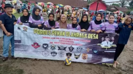 Keterangan foto : Pekan Olahraga Desa (Pordes) kembali sukses digelar Pemerintah Desa Jabagaya, Kecamatan Warunggunung, Kabupaten Lebak, Sabtu (25/11/2023)