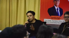 Keterangan foto : Dosen Komunikasi Politik Universitas Paramadina Erik Ardiyanto, Sabtu (25/11/2023)