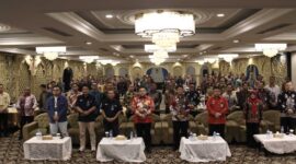 Keterangan foto : Kegiatan tersebut dilaksanakan di Takalar Room Grand Mahkota Hotel, Kamis (23/11).