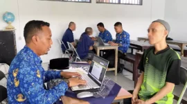 Keterangan foto : Lapas Cirebon Terima Narapidana Terorisme Baru, Petugas Laksanakan Asesmen ISPN Profilling, (Rabu, 29/11/2023) 