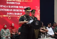 Keterangan foto : Kepala Kantor wilayah Kemenkumham Jabar R. Andika Dwi Prasetya, (Kamis, 9/11/2023)
