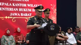 Keterangan foto : Kepala Kantor wilayah Kemenkumham Jabar R. Andika Dwi Prasetya, (Kamis, 9/11/2023) 