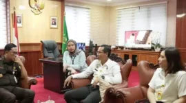 Kantah Kota Administrasi Jakpus Melakukan Kunjungan ke Kantor Kejari Jakarta Pusat./doc.kantah Jakpus