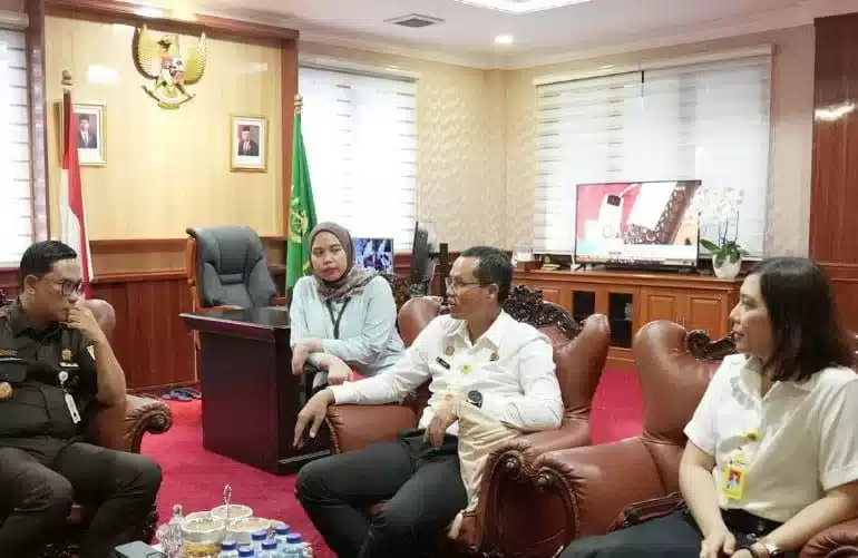 Kantah Kota Administrasi Jakpus Melakukan Kunjungan ke Kantor Kejari Jakarta Pusat I Teras Media