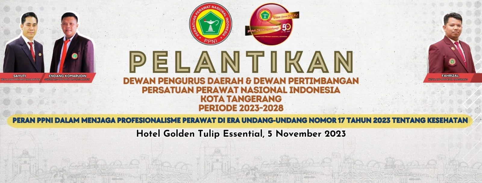 DPD PPNI Kota Tangerang Periode 2023-2028 Akan Gelar Proses Pelantikan I Teras Media