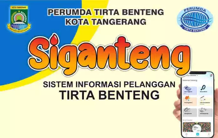 Pelayanan Apk Ponsel Cerdas SiGanteng Perumda Tirta Benteng Capai 30 Ribu Unduhan I Teras Media