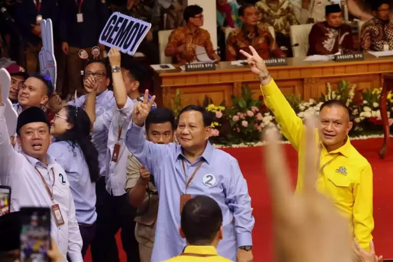 Keterangan foto : Calon Presiden dan Calon Wakil Presiden, Prabowo dan Gibran Rakabuming Raka, Sabtu (2/12/2023)