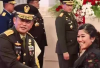 Keterangan foto : Ketua Komisi I DPR RI, Meutya Hafid bersama KASAD TNI AD, Jendral Maruli Simanjuntak, Minggu ,( 3/12/2023)