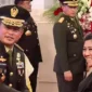 Keterangan foto : Ketua Komisi I DPR RI, Meutya Hafid bersama KASAD TNI AD, Jendral Maruli Simanjuntak, Minggu ,( 3/12/2023)