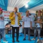 Keterangan foto : Sekitar 2000 massa Relawan Prabowo Subianto dan Gibran Rakabuming Raka memenuhi seluruh sudut dan area Rumah Pemenangan Prabowo – Gibran Jl. Imam Bonjol Nomor 25, Menteng, Jakarta Pusat, Minggu (3/12/2023)