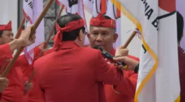 Keterangan foto : Ketua Umum Federasi Kempo Indonesia (FKI), Menkumham Yasonna H. Laoly sangat mendorong kemajuan Cabang Olahraga Kempo berkembang pesat di Indonesia, Sabtu (8/12/2023)