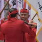 Keterangan foto : Ketua Umum Federasi Kempo Indonesia (FKI), Menkumham Yasonna H. Laoly sangat mendorong kemajuan Cabang Olahraga Kempo berkembang pesat di Indonesia, Sabtu (8/12/2023)