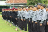 Keterangan foto : Lapas Cirebon Ikuti Apel Siaga Nataru dan Ikrar Netralitas Pegawai Korwil Ciayumajakuning, (Jum'at, 8/12/2023)