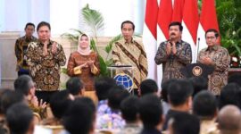 Keterangan foto : Presiden Joko Widodo (Jokowi) meluncurkan sertipikat tanah elektronik hari ini, Senin (4/12/2023) di Istana Negara, Jakarta