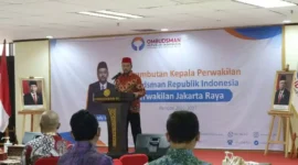 Keterangan foto : Ombudsman RI Perwakilan Jakarta Raya sebagai lembaga negara pengawas pelayanan publik melalui Dedy Irsan selaku Kepala Perwakilan Ombudsman Jakarta Raya, Sabtu (20/1/2024)