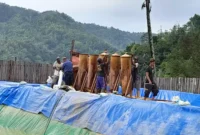 Keterangan foto : perusahaan tambang emas PT Samudra Banten Jaya (PT SBJ) di Desa Warung Banten, Kecamatan Cibeber, Lebak Banten mendapat sorotan dari Anggota DPRD Kabupaten Lebak, Musa Weliansyah, Minggu (10/12/2023)