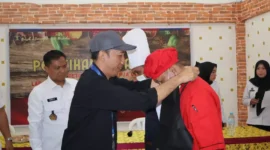 Keterangan foto : Lapas Narkotika dan Lapas Khusus Kelas IIA Gunung Sindur secara resmi membuka pelatihan tata boga bekerjasama dengan CV. Boga Kreasi Boga atau yang lebih dikenal Joyful Cooking Class, Rabu (13/12/2023)