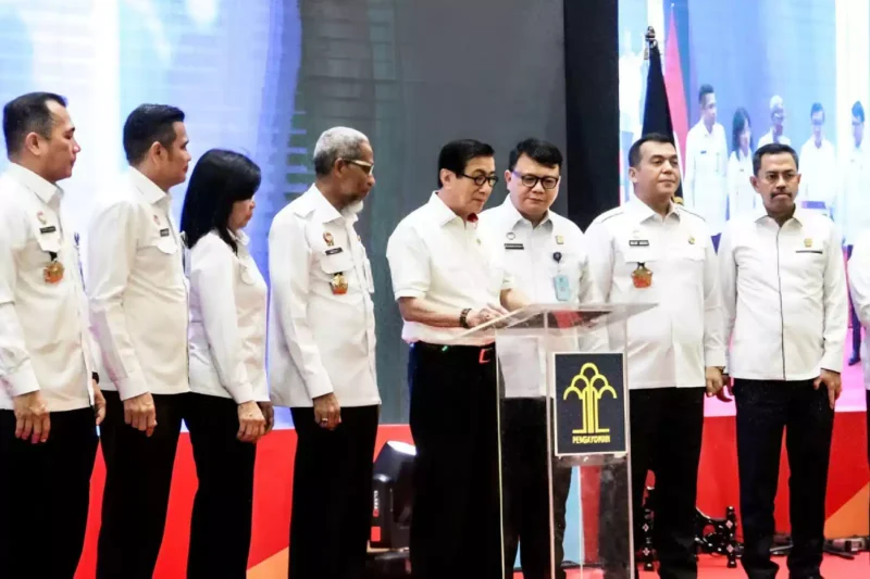 Keterangan foto : Lapas Cirebon Raih penghargaan Satuan Kerja Ramah Kelompok Rentan dengan Kategori sangat baik, (Kamis, 14/12/2023) 
