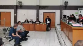 Keterangan foto : Sidang lanjutan dugaan korupsi dalam proses akuisisi saham PT Satria Bahana Sarana (SBS) oleh PT Bukit Asam Persero Tbk (PTBA) melalui anak perusahaan PT Bukti Multi Investama (BMI) kembali digelar dengan menghadirkan empat orang saksi, Jumat (15/12/2023)