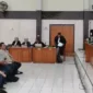 Keterangan foto : Sidang lanjutan dugaan korupsi dalam proses akuisisi saham PT Satria Bahana Sarana (SBS) oleh PT Bukit Asam Persero Tbk (PTBA) melalui anak perusahaan PT Bukti Multi Investama (BMI) kembali digelar dengan menghadirkan empat orang saksi, Jumat (15/12/2023)