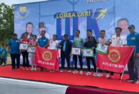 Keterangan foto : Lomba Lari dalam rangka Hari Ulang Tahun (HUT) Provinsi Jambi diikuti sekitar 2.500 peserta putra dan putri dari kategori umum Nasional, Senin (18/12/2023)