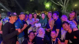 Keterangan foto : Camellia Panduwinata Mewarnai Kota Bogor dengan Kebaikan di Konser Kemanusiaan 'Free Palestina'
