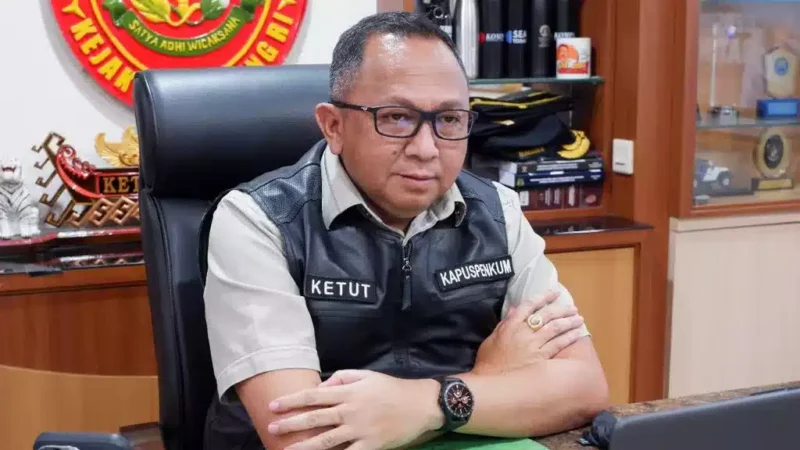 Keterangan foto : Kepala Pusat Penerangan Hukum Kejaksaan Agung RI, Ketut Sumedana, Kamis (21/12/2023)