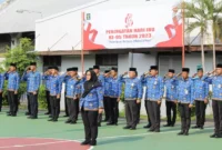 Keterangan foto : Lapas Cirebon Laksanakan upacara peringatan hari ibu ke-95 Tahun 2023, (Jum'at, 22/12/2023)