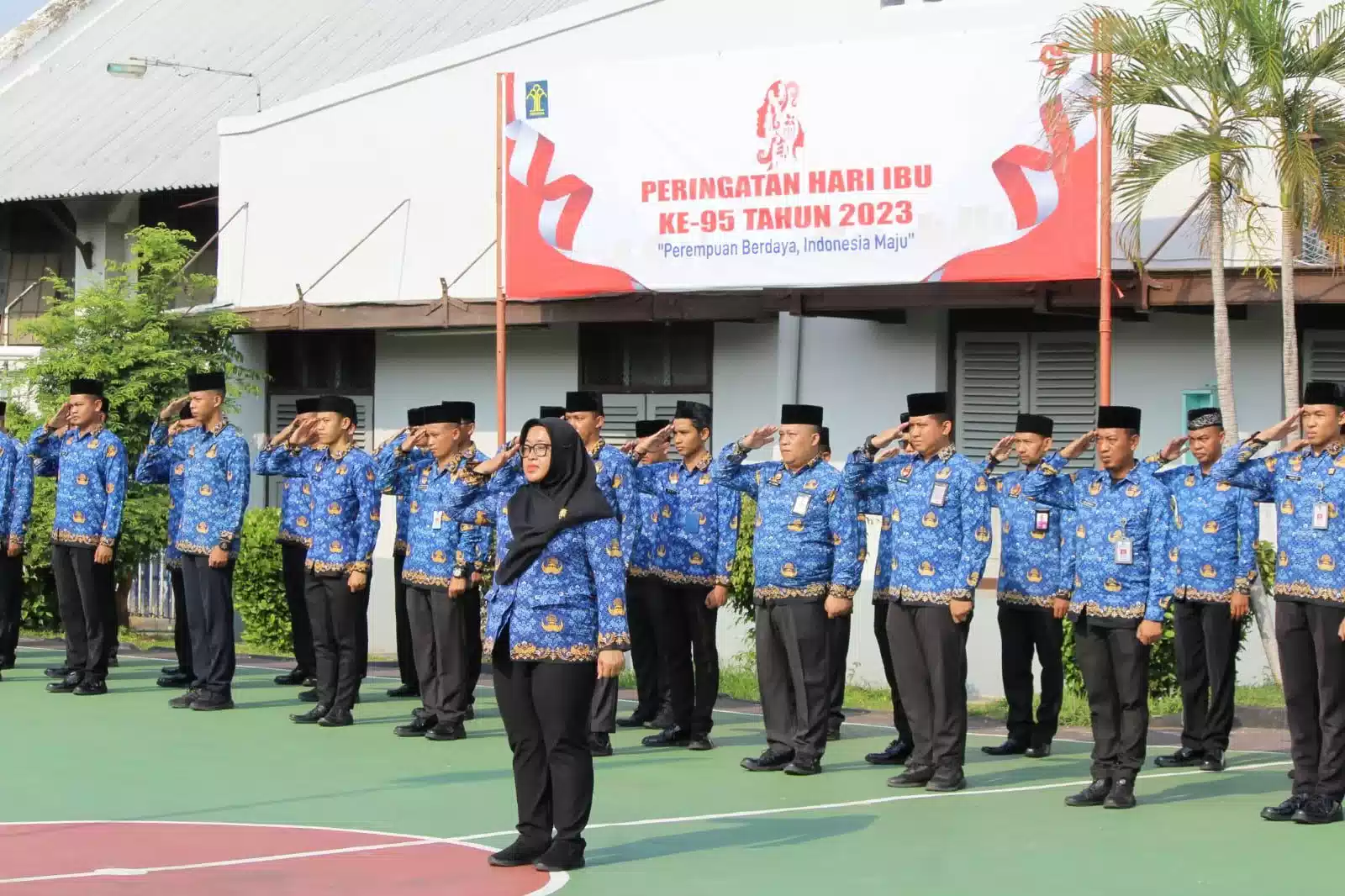 Berlangsung Khidmat, Lapas Cirebon Laksanakan Upacara Peringatan Hari IBU ke-95 Tahun 2023