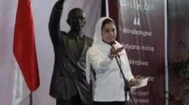 Keterangan foto : Wakil Bendahara Umum Dewan Pimpinan Pusat Himpunan Kerukunan Tani Indonesia (HKTI) (Wabendum DPP HKTI-red) Camellia Panduwinata Lubis, Jumat (22/12/2023)