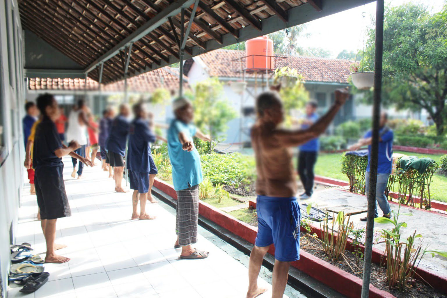 Istimewa, Warga Binaan Lapas Cirebon Ikuti Senam Rutin Super SEFT dan Mindfulness di Pagi Hari I Teras Media