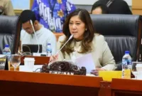Keterangan foto : Wakil Ketua Tim Kampanye Nasional (TKN) Prabowo-Gibran, Meutya Viada Hafid, Sabtu (23/12/2023)