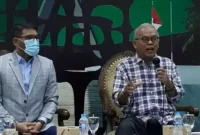 Keterangan foto : Pakar Hukum Pidana Universitas Trisakti, Abdul Fickar Hajar saat diskusi hukum di DPR RI, Senin (25/12/2023)