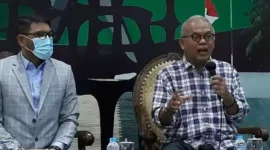 Keterangan foto : Pakar Hukum Pidana Universitas Trisakti, Abdul Fickar Hajar saat diskusi hukum di DPR RI, Senin (25/12/2023)