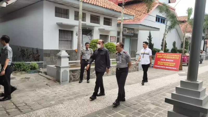 Keterangan foto : Direktur Pengamanan dan Intelijen Direktorat Jenderal Pemasyarakatan Kementerian Hukum dan HAM, Supriyanto, (Selasa, 26/12/2023) 