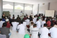 Keterangan foto : Warga binaan Pemasyarakatan lapas Cirebon Sharing keagamaan sebagai bentuk refleksi diri, (Selasa, 26/12/2023)