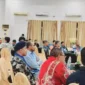 Keterangan foto : Pengurus Pusat Gerakan Mahasiswa Kristen Indonesia (PP GMKI) Masa Bakti 2022-2024 laksanakan Ibadah Perayaan Natal bersama Pemuda Maluku Utara (Malut), yang berlangsung di Auditorium Jati Hotel Ternate, Rabu (20/12/2023).