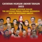 Keterangan foto : Gabungan Advokat dalam Tim Advokasi Peduli Hukum Indonesia dan Tim Advokasi Amicus menyampaikan beberapa Catatan Hukum Akhir Tahun 2023.